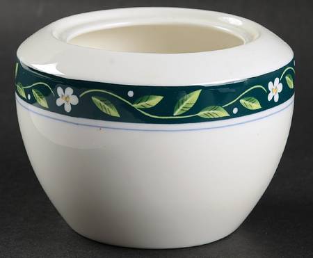 French Vine Sugar Bowl No Lid