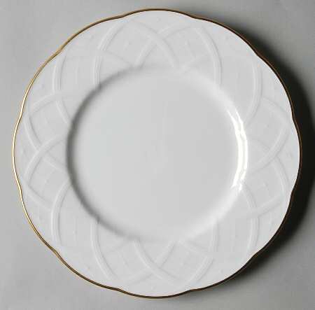 White House Gold Salad Plate