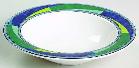 Color Image Rim Fruit/Dessert (Sauce) Bowl