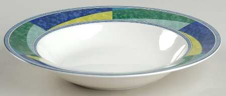 Color Image Large Rim Soup Bowl