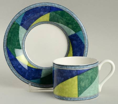 Color Image Espresso Cup and Saucer Set