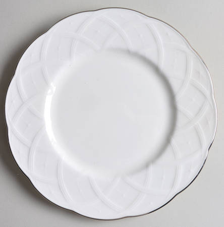 White House Platinum Salad Plate