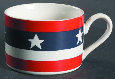 Stars and Stripes Flat Cup by Misono