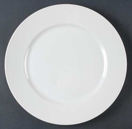 Athena White 12" Chop Plate (Round Platter)