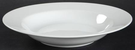 Athena White Rim Soup Bowl
