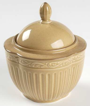 Cinnabar Sugar Bowl & Lid