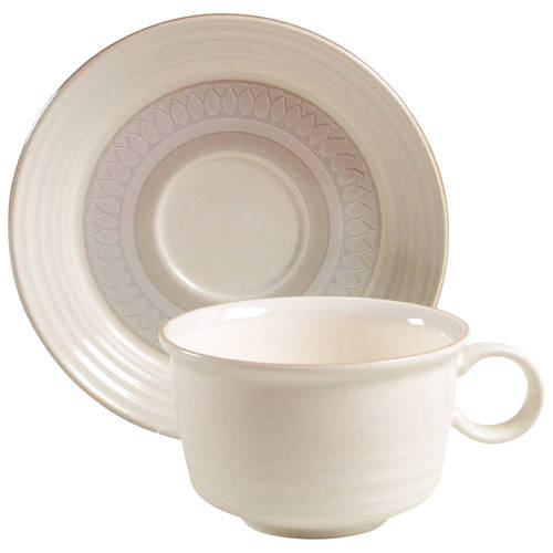 Claridge Flat Cup & Saucer Set
