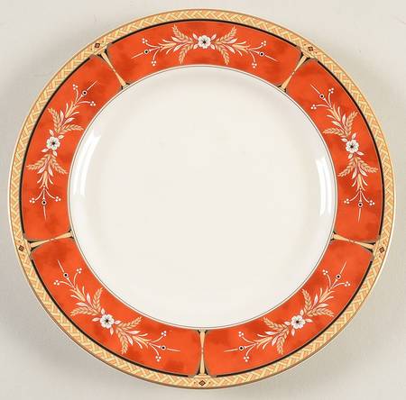 Park Rose Burgundy Salad Plate by Mikasa