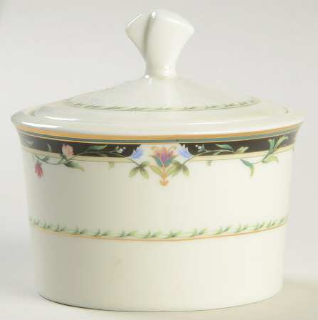 Spring Lyric Sugar Bowl & Lid