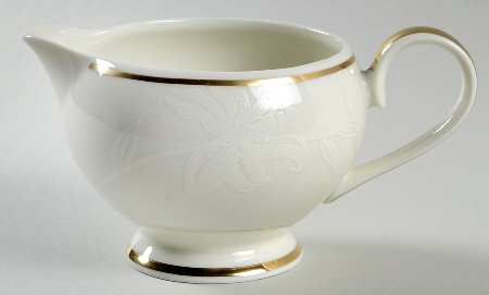 Fleur De Lis Gold Creamer by Mikasa
