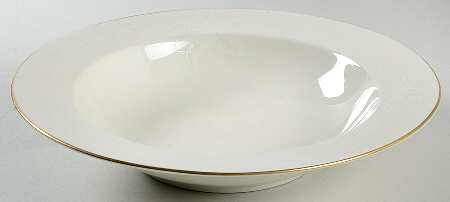 Fleur De Lis Gold 10" Round Vegetable Bowl by Mikasa