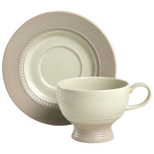 Pebble Beach Footed Cup & Saucer Set
