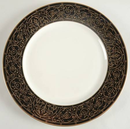 Victorian Ebony 12" Chop Plate (Round Platter)