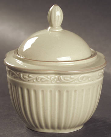 Mystic Green Sugar Bowl & Lid