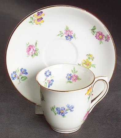 6045 Flat Demitasse Cup & Saucer Set
