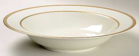 Imperial Flair Gold 10" Round Vegetable Bowl