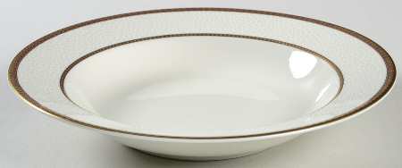 Imperial Flair Gold Rim Soup Bowl