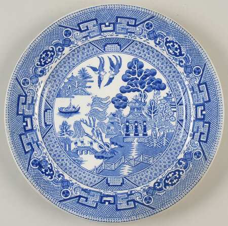 Willow Blue (No Gold Trim) by John Maddock &amp; Sons