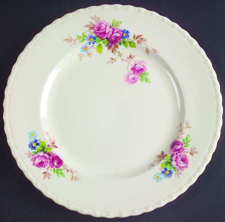 June Roses (Embossed Roses on Edge) by Myott Staffordshire