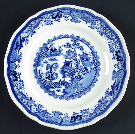 Willow Blue (Design Off Edge) Bread & Butter Plate