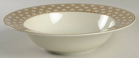 Dubonnet Beige 10" Round Vegetable Bowl