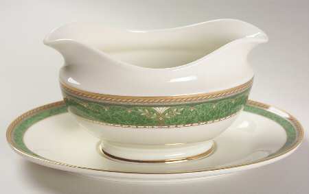 Royal Jade Gravy Boat & Underplate