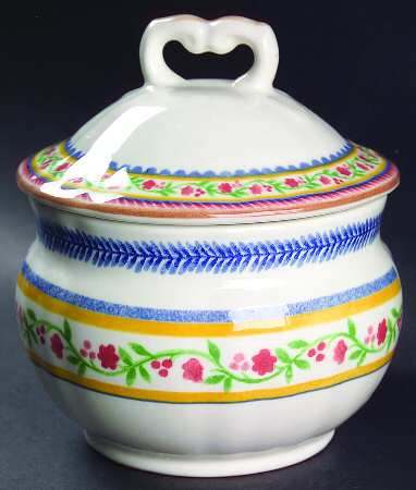 French Terrace Sugar Bowl & Lid