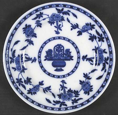 Delft Blue (Off Edge, Embossed Ridge) by Minton