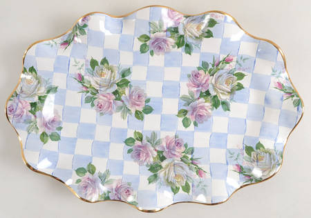 Morning Glory 16" Oval Serving Platter