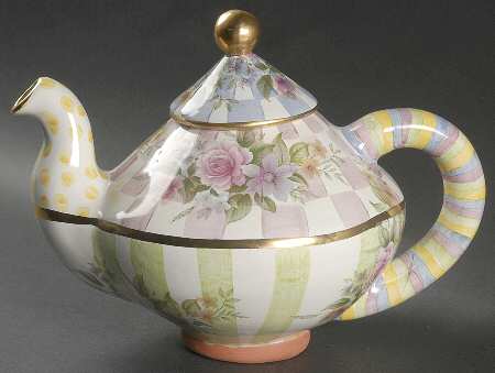 Morning Glory Teapot & Lid