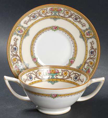 Grasmere Footed Bouillon Cup & Saucer