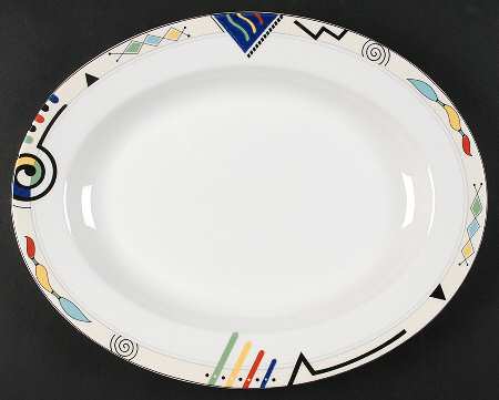 Headline 14" Oval Serving Platter by Mikasa