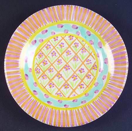 Summer Frock Salad Plate