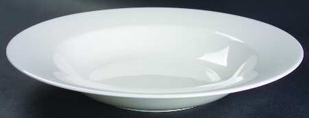 Cameo White Large Rim Soup Bowl