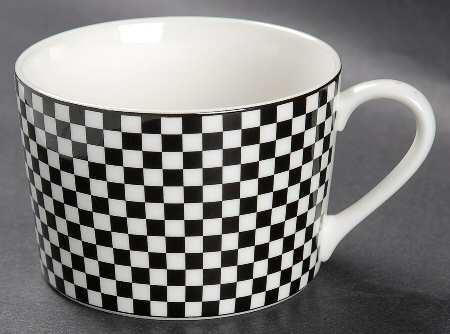 Vassar Black Flat Cup