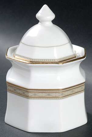 Tudor Row Sugar Bowl & Lid