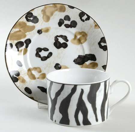 Safari Flat Cup & Saucer Set