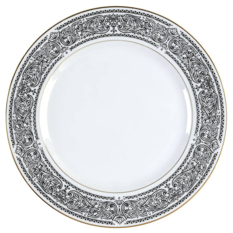 Black Salad Plate
