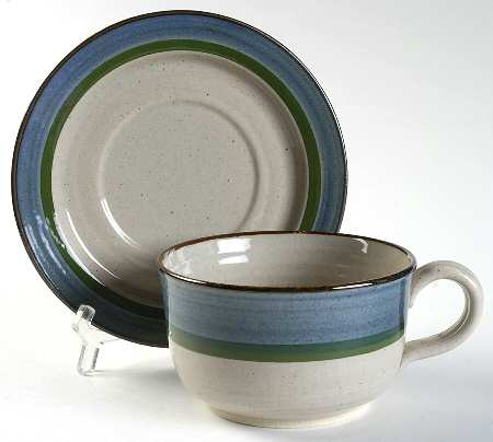 Aurora Jumbo Cup & Saucer Set