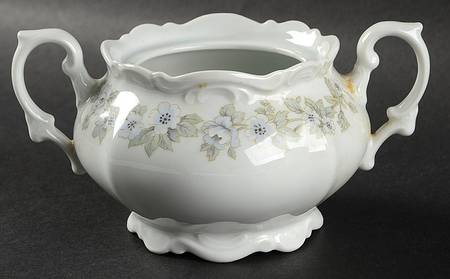 Bridal Veil Sugar Bowl No Lid