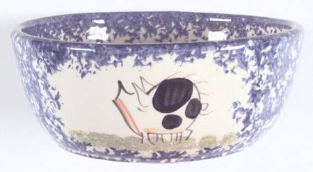 Molly's Cows Blue Soup/Cereal Bowl