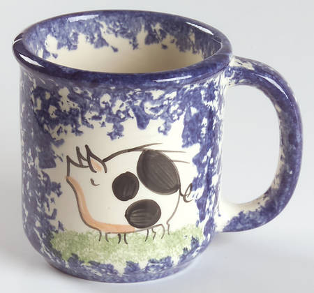 Molly's Cows Blue Mug