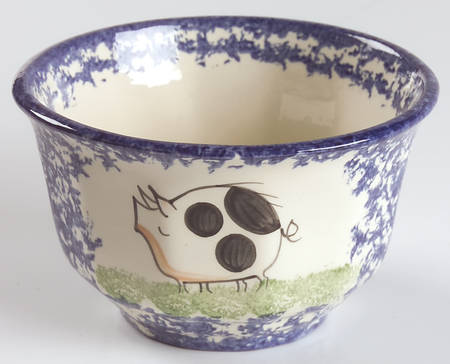 Molly's Cows Blue 5" All Purpose Bowl