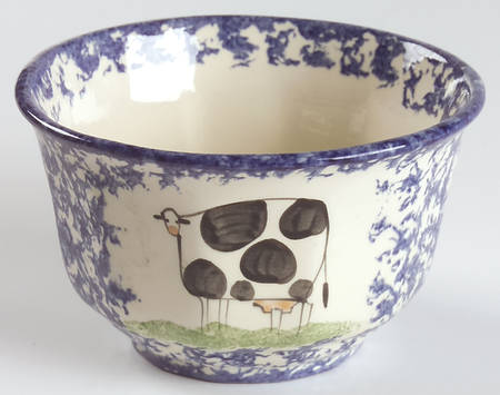 Molly's Cows Blue 5" All Purpose Bowl