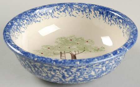 Molly's Cows Blue Coupe Soup Bowl