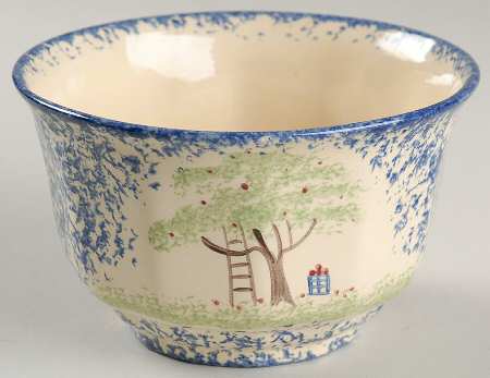 Molly's Cows Blue 5" All Purpose Bowl
