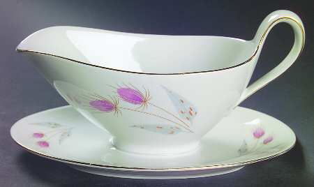 Beatrice Gravy Boat with Attached Underplate by Mitterteich