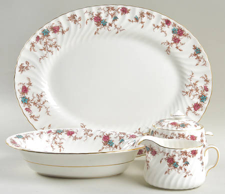 Ancestral (Wreath Backstamp) 5 Piece Hostess Set