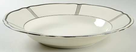 MIT46 Platinum Large Rim Soup Bowl