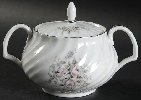 Dresden Rose Sugar Bowl & Lid